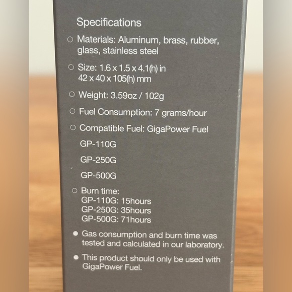 NEW!! Snow Peak- Mini Flame Nocturne. Brand new in box. Never been used - Picture 5 of 6